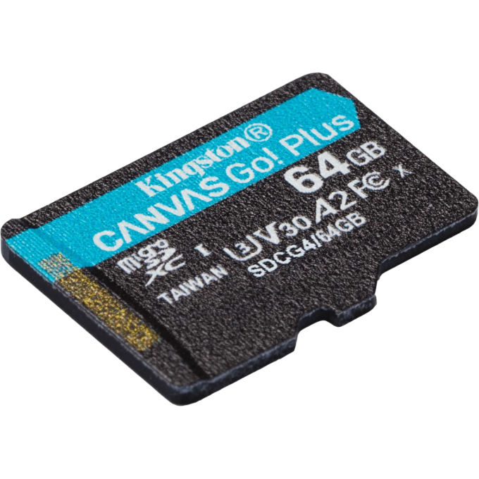 Карта памяти 64Gb MicroSD KINGSTON CANVAS GO! PLUS () SDCG4/64GBSP