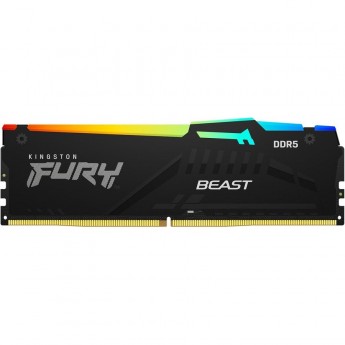 Оперативная память 16Gb DDR5 5600MHz KINGSTON FURY BEAST RGB (KF556C40BBA-16)