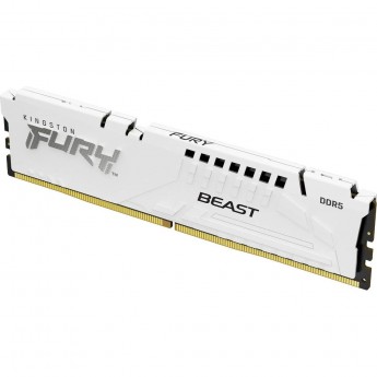 Оперативная память 16Gb DDR5 5600MHz KINGSTON FURY BEAST WHITE (KF556C36BWE-16)