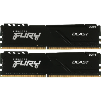 Оперативная память 32Gb DDR4 3200MHz KINGSTON FURY BEAST (KF432C16BB1K2/32WP) (2x16Gb KIT)