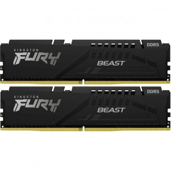 Оперативная память 64Gb DDR5 5200MHz KINGSTON FURY BEAST (KF552C36BBEK2-64) (2x32Gb KIT)