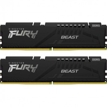 Оперативная память 64Gb DDR5 5600MHz KINGSTON FURY BEAST (KF556C40BB2K2-64) (2x32Gb KIT)