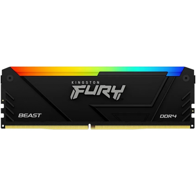 Оперативная память 8Gb DDR4 3200MHz KINGSTON FURY BEAST RGB () KF432C16BB2A/8