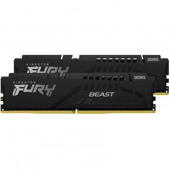 Память оперативная KINGSTON FURY BEAST BLACK XMP 32GB 6400MT/s DDR5 CL32 DIMM (Kit of 2)