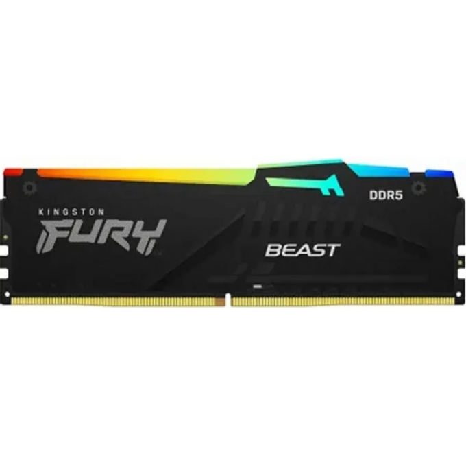 Память оперативная KINGSTON FURY BEAST RGB EXPO 8GB 5200MT/s DDR5 CL36 DIMM KF552C36BBEA-8