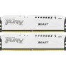 Память оперативная KINGSTON FURY BEAST WHITE EXPO 32GB 6000MT/s DDR5 CL36 DIMM (Kit of 2) KF560C36BWE2K2-32