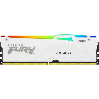 Память оперативная KINGSTON FURY BEAST WHITE RGB EXPO 32GB 6000MT/s DDR5 CL36 DIMM