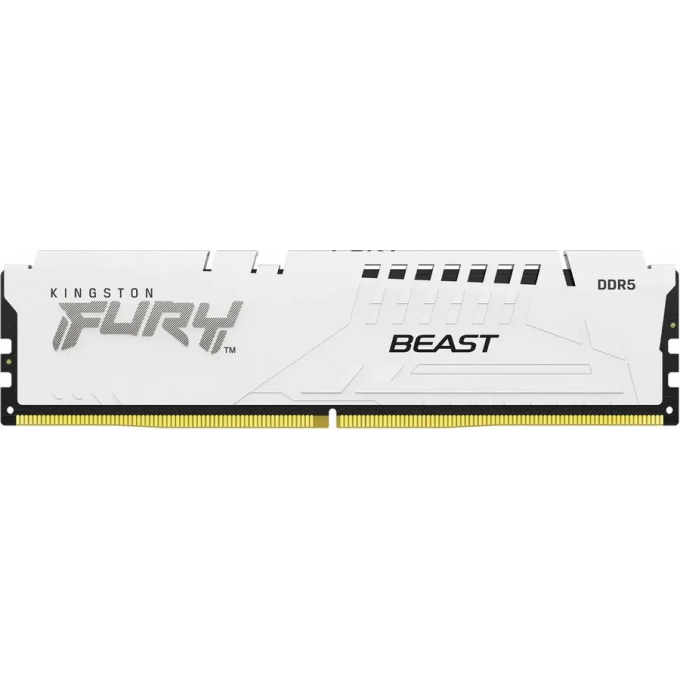 Память оперативная KINGSTON FURY BEAST WHITE XMP 16GB 6800MT/s DDR5 CL34 DIMM KF568C34BW-16