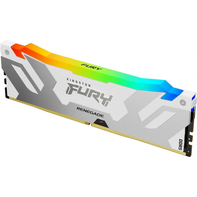 Память оперативная KINGSTON FURY RENEGADE RGB White XMP 16GB 7600MT/s DDR5 CL38 DIMM KF576C38RWA-16