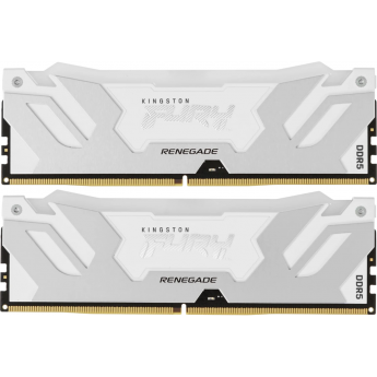 Память оперативная KINGSTON FURY RENEGADE RGB WHITE XMP 32GB 8000MT/s DDR5 CL38 DIMM