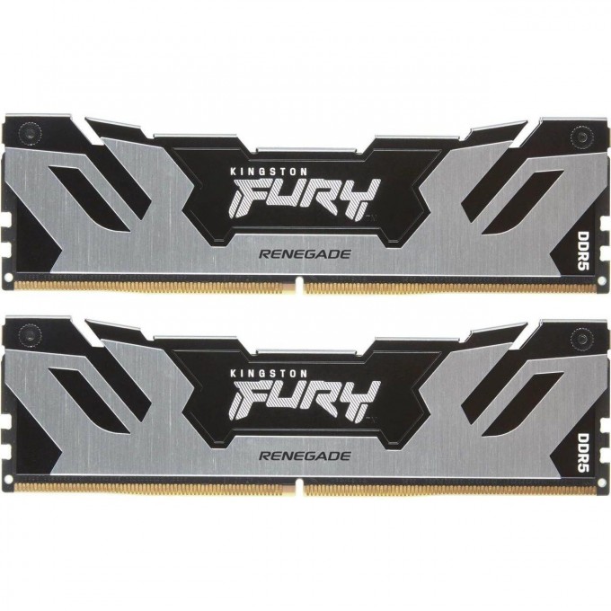Память оперативная KINGSTON FURY RENEGADE SILVER XMP 32GB 8000MT/s DDR5 CL38 DIMM (Kit of 2) KF580C38RSK2-32