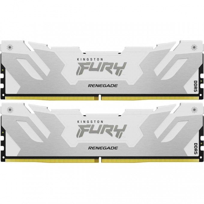 Память оперативная KINGSTON FURY RENEGADE WHITE XMP 32GB 6800MT/s DDR5 CL36 DIMM (Kit of 2) KF568C36RWK2-32