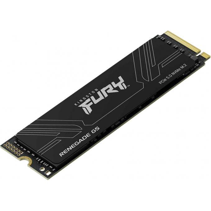 Твердотельный накопитель KINGSTON SSD FURY RENEGADE 4096GB, M.2(22x80mm), NVMe, PCIe 5.0 x4, 3D TLC, R/W 14800/14000MB/s, IOPs 2 200 000/2 200 000, TBW 4000, DWPD 0.5 (12 мес) SFYR2S/4T0